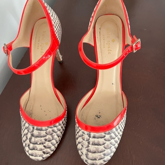 Kate Spade New York Leather D'Orsay Pumps Animal Print Size 9 - Picture 2 of 12
